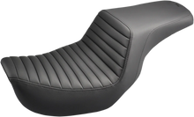 Load image into Gallery viewer, Saddlemen Step-Up Seat - Front Tuck-n-Roll - Black - Dyna 804-04-171 - Main Product View