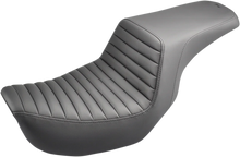 Load image into Gallery viewer, Saddlemen Step-Up Seat - Front Tuck-n-Roll - Black - Dyna 806-04-171 - Main Product View