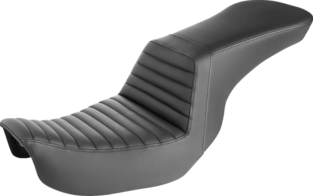 Saddlemen Step-Up Seat - Front Tuck-n-Roll - Black - Dyna 806-04-191 - Main Product View