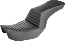 Load image into Gallery viewer, Saddlemen Step-Up Seat - Front Tuck-n-Roll - Black - Dyna 806-04-191 - Main Product View