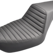Load image into Gallery viewer, Saddlemen Step-Up Seat - Front Tuck-n-Roll - Black - Dyna 896-04-171 - Main Product View