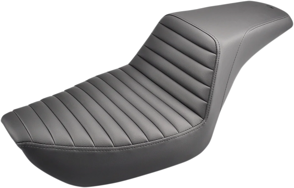 Saddlemen Step-Up Seat - Front Tuck-n-Roll - Black - Dyna 896-04-171 - Main Product View