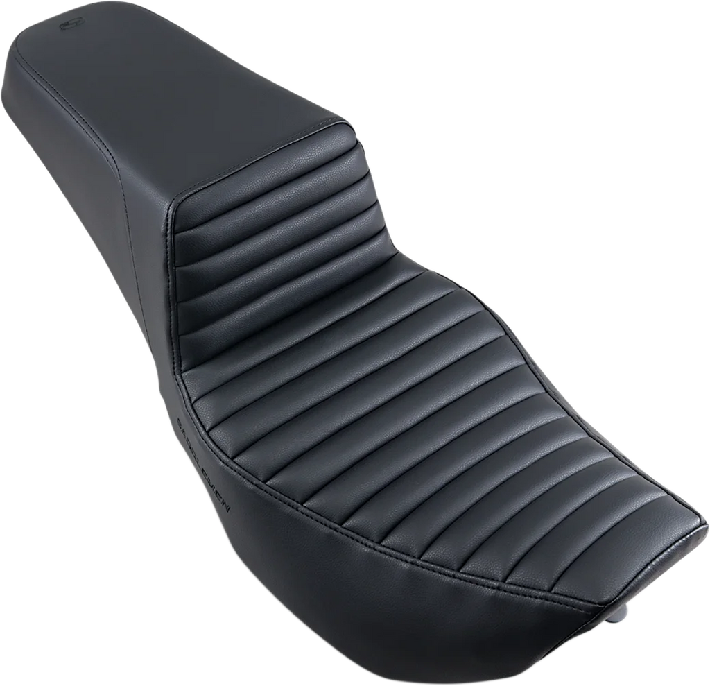 Saddlemen Step-Up Seat - Front Tuck-n-Roll - Black - FLHR/FLHX 897-06-171 - Main Product View