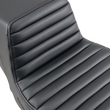 Load image into Gallery viewer, Saddlemen Step-Up Seat - Front Tuck-n-Roll - Black - FLHR/FLHX 897-06-171 - Side View