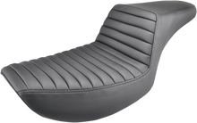 Load image into Gallery viewer, Saddlemen Step-Up Seat - Front Tuck-n-Roll - Black - FXR 882-09-171 - Main Product View