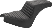 Load image into Gallery viewer, Saddlemen Step-Up Seat - Front Tuck-n'-Roll/Rear Lattice Stitch - Black - Chief I21-04-176 - Main Product View