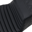 Load image into Gallery viewer, Saddlemen Step-Up Seat - Front Tuck-n-Roll/Rear Lattice Stitch - Black - FL '08-23 808-07B-176 - Side View