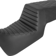 Load image into Gallery viewer, Saddlemen Step-Up Seat - Front Tuck-n-Roll/Rear Lattice Stitch - Black - Pan America '21-'23 821-34-176 - Main Product View