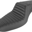 Load image into Gallery viewer, Saddlemen Step-Up Seat - Front Tuck-n-Roll/Rear Lattice Stitch - Black 807-03-176 - Main Product View