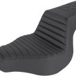 Load image into Gallery viewer, Saddlemen Step-Up Seat - Front Tuck-n-Roll/Rear Lattice Stitch - Black 813-27-176 - Main Product View