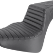 Load image into Gallery viewer, Saddlemen Step-Up Seat - Front Tuck-n-Roll/Rear Lattice Stitch - Black 818-33-176 - Main Product View