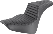 Load image into Gallery viewer, Saddlemen Step-Up Seat - Front Tuck-n-Roll/Rear Lattice Stitch - Black 818-33-176 - Main Product View