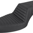 Load image into Gallery viewer, Saddlemen Step-Up Seat - Front Tuck-n-Roll/Rear Lattice Stitch - Black 896-04-176 - Main Product View