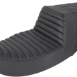 Load image into Gallery viewer, Saddlemen Step-Up Seat - Front Tuck-n-Roll/Rear Lattice Stitch - Black 897-06-176 - Main Product View