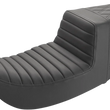 Load image into Gallery viewer, Saddlemen Step-Up Seat - Front Tuck-n-Roll/Rear Lattice Stitch - Black 897-07-176 - Main Product View