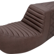 Load image into Gallery viewer, Saddlemen Step-Up Seat - Front Tuck-n-Roll/Rear Lattice Stitch - Brown - FL '08-'23 808-07B-176BR - Main Product View