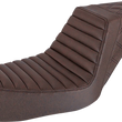 Load image into Gallery viewer, Saddlemen Step-Up Seat - Front Tuck-n-Roll/Rear Lattice Stitch - Brown - FXD 804-04-176BR - Main Product View
