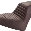 Load image into Gallery viewer, Saddlemen Step-Up Seat - Front Tuck-n-Roll/Rear Lattice Stitch - Brown 812-26-176BR - Main Product View