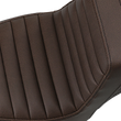 Load image into Gallery viewer, Saddlemen Step-Up Seat - Front Tuck-n-Roll/Rear Lattice Stitch - Brown 818-30-176BR - Side View