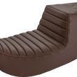 Load image into Gallery viewer, Saddlemen Step-Up Seat - Front Tuck-n-Roll/Rear Lattice Stitch - Brown 897-07-176BR - Main Product View