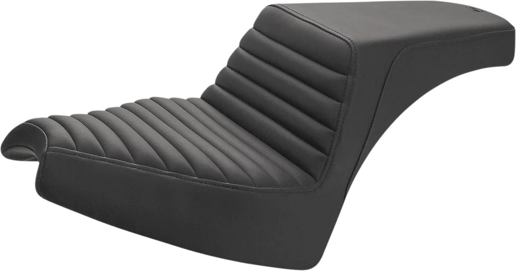 Saddlemen Step-Up Seat - Front Tuck-n'-Roll/Rear Smooth - Black - Chief I21-04-171 - Main Product View