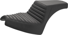 Load image into Gallery viewer, Saddlemen Step-Up Seat - Front Tuck-n'-Roll/Rear Smooth - Black - Chief I21-04-171 - Main Product View