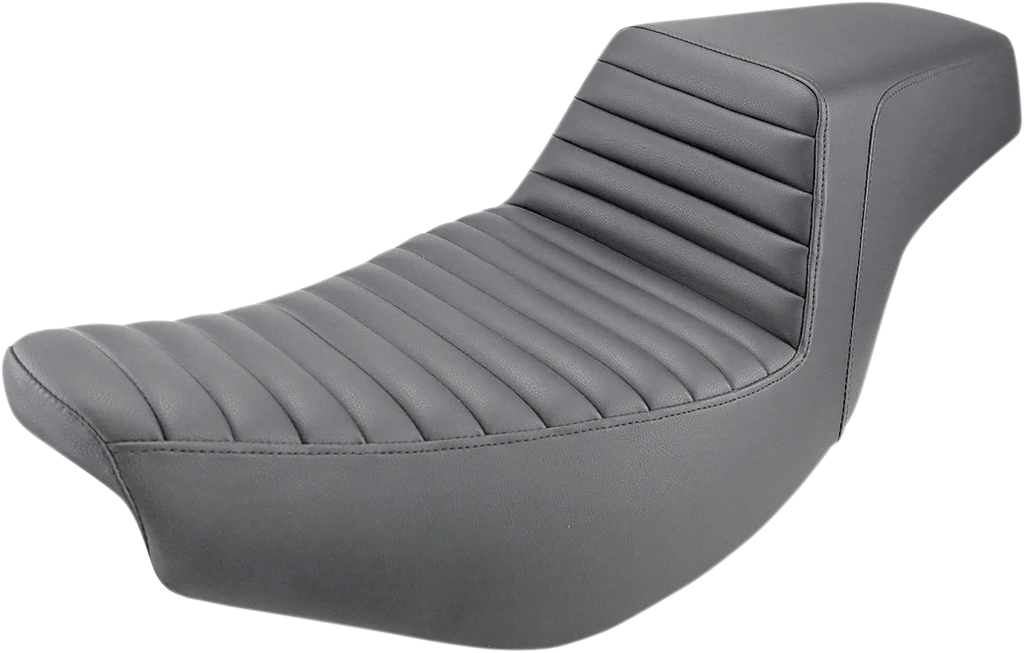 Saddlemen Step-Up Seat - Front Tuck-n'-Roll/Rear Smooth - Black - Indian I14-07-171 - Main Product View