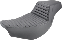 Load image into Gallery viewer, Saddlemen Step-Up Seat - Front Tuck-n'-Roll/Rear Smooth - Black - Indian I14-07-171 - Main Product View