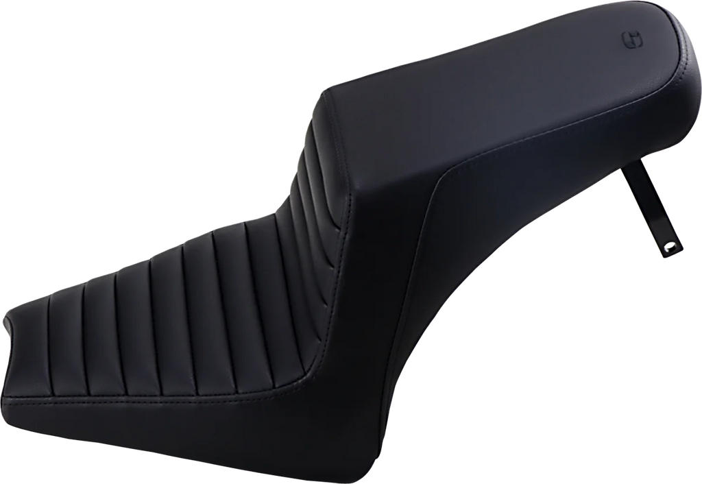 Saddlemen Step-Up Seat - Front Tuck-n'-Roll/Rear Smooth - Black - Scout Bobber I18-33-171 - Main Product View