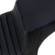 Load image into Gallery viewer, Saddlemen Step-Up Seat - Front Tuck-n'-Roll/Rear Smooth - Black - Scout Bobber I18-33-171 - Side View
