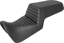 Load image into Gallery viewer, Saddlemen Step-Up Seat - Front Tuck-n-Roll/Rear Smooth - Black 821-34-171 - Main Product View