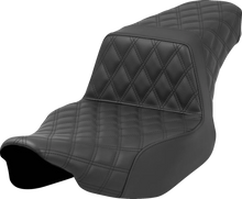 Load image into Gallery viewer, Saddlemen Step-Up Seat - Front/Rear Lattice Stitch - Black - Road Glide/Street Glide 823-07-175 - Main Product View