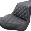 Load image into Gallery viewer, Saddlemen Step-Up Seat - Full Lattice Stitch - Black 818-29-175 - Main Product View