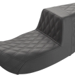 Load image into Gallery viewer, Saddlemen Step-Up Seat - Full Lattice Stitch - Black 897-07-175 - Main Product View