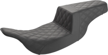 Load image into Gallery viewer, Saddlemen Step-Up Seat - Full Lattice Stitch - Black 897-07-175 - Main Product View