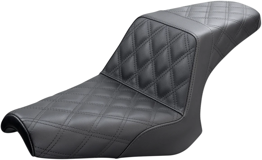 Saddlemen Step-Up Seat - Full Lattice Stitch - Black - Bolt '13-'20 Y13-16-175 - Main Product View