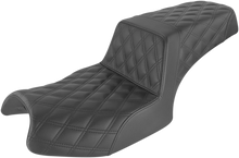 Load image into Gallery viewer, Saddlemen Step-Up Seat - Full Lattice Stitch - Black - Challenger I20-06-175 - Main Product View