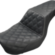 Load image into Gallery viewer, Saddlemen Step-Up Seat - Full Lattice Stitch - Black - Dyna 804-04-175 - Main Product View