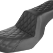 Load image into Gallery viewer, Saddlemen Step-Up Seat - Full Lattice Stitch - Black - Dyna 806-04-195 - Main Product View