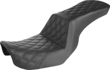 Load image into Gallery viewer, Saddlemen Step-Up Seat - Full Lattice Stitch - Black - Dyna 806-04-195 - Main Product View