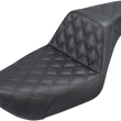 Load image into Gallery viewer, Saddlemen Step-Up Seat - Full Lattice Stitch - Black - Dyna 896-04-175 - Main Product View