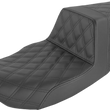 Load image into Gallery viewer, Saddlemen Step-Up Seat - Full Lattice Stitch - Black - FLHR/FLHX 897-06-175 - Main Product View