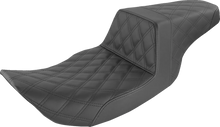 Load image into Gallery viewer, Saddlemen Step-Up Seat - Full Lattice Stitch - Black - FLHR/FLHX 897-06-175 - Main Product View