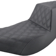 Load image into Gallery viewer, Saddlemen Step-Up Seat - Full Lattice Stitch - Black - Indian I14-07-175 - Main Product View