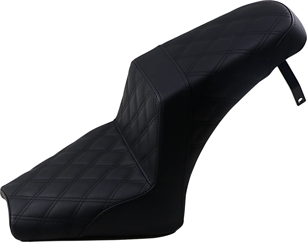 Saddlemen Step-Up Seat - Full Lattice Stitch - Black - Scout Bobber I18-33-175 - Main Product View