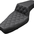 Load image into Gallery viewer, Saddlemen Step-Up Seat - Full Lattice Stitch - Black - XL 807-03-175 - Main Product View