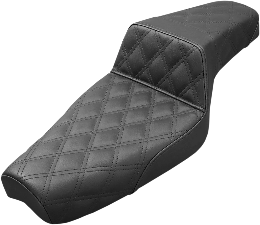 Saddlemen Step-Up Seat - Full Lattice Stitch - Black - XL 879-03-175 - Main Product View