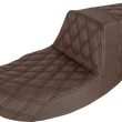 Load image into Gallery viewer, Saddlemen Step-Up Seat - Full Lattice Stitch - Brown 897-06-175BR - Main Product View