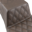 Load image into Gallery viewer, Saddlemen Step-Up Seat - Full Lattice Stitch - Brown 897-06-175BR - Back View