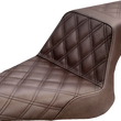 Load image into Gallery viewer, Saddlemen Step-Up Seat - Full Lattice Stitch - Brown - Bolt '13-'20 Y13-16-175BR - Main Product View